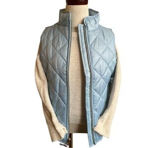 CREWCUTS Quilted Vest + Cozy Boucle Sweater